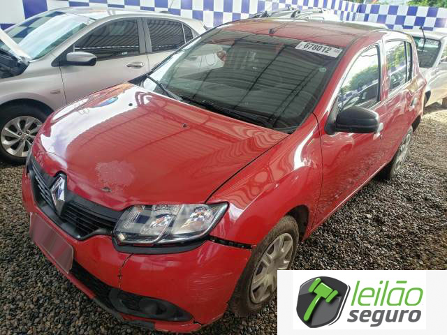 LOTE 015 - RENAULT SANDERO AUTENTIQUE 1.0 12V SCE